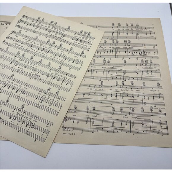Have I Stayed Away Too Long Piano Sheet Music Frank Loesser Vintage 1943 - Picture 5 of 8